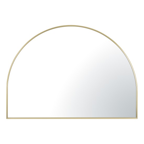 1200x850x20mm Gold Aluminum Framed Half Circle Mirror Decorative Wall Mirror Arc Mirror