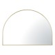 1200x850x20mm Gold Aluminum Framed Half Circle Mirror Decorative Wall Mirror Arc Mirror