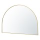 1200x850x20mm Gold Aluminum Framed Half Circle Mirror Decorative Wall Mirror Arc Mirror