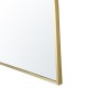 1200x850x20mm Gold Aluminum Framed Half Circle Mirror Decorative Wall Mirror Arc Mirror