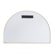 1200x850x20mm Gold Aluminum Framed Half Circle Mirror Decorative Wall Mirror Arc Mirror