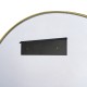 1200x850x20mm Gold Aluminum Framed Half Circle Mirror Decorative Wall Mirror Arc Mirror