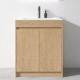 SM 700mmx360mmx850mm Plywood Floor Standing Vanity with Ceramic Basin