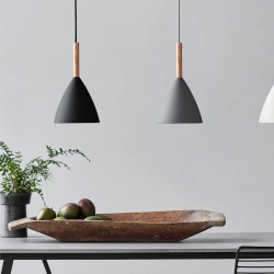 BLACK Small Simple Island Bar Light Modern looking