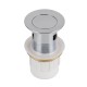 32/40mm Solid Brass Basin Pop Up Waste with Overflow Chrome