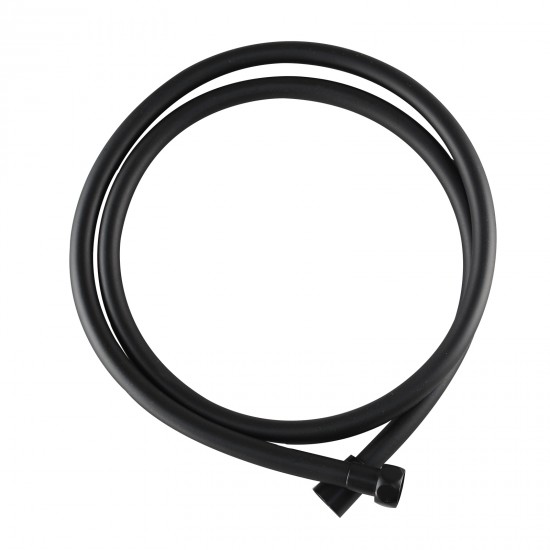 Black PVC Shower Hose 1500mm