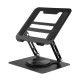 Laptop Stand Folding Lift Cooling Base Desktop Tablet Portable  Adjustable Bracket Compatible With All Notebook Black