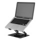 Laptop Stand Folding Lift Cooling Base Desktop Tablet Portable  Adjustable Bracket Compatible With All Notebook Black