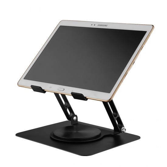 Laptop Stand Folding Lift Cooling Base Desktop Tablet Portable  Adjustable Bracket Compatible With All Notebook Black