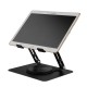 Laptop Stand Folding Lift Cooling Base Desktop Tablet Portable  Adjustable Bracket Compatible With All Notebook Black