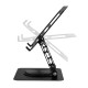Laptop Stand Folding Lift Cooling Base Desktop Tablet Portable  Adjustable Bracket Compatible With All Notebook Black