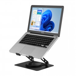 Laptop Stand Folding Lift Cooling Base Desktop Tablet Portable  Adjustable Bracket Compatible With All Notebook Black