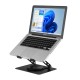 Laptop Stand Folding Lift Cooling Base Desktop Tablet Portable  Adjustable Bracket Compatible With All Notebook Black