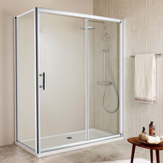 1100*750*1900mm Sliding Shower Glass Door and Return Only