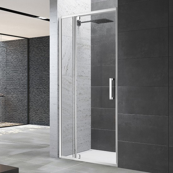 750*1900mm Swing Shower Glass Door Only