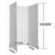 3 Sides 800*1200*800mm 1950mm Height Acrylic Shower Wall Liner