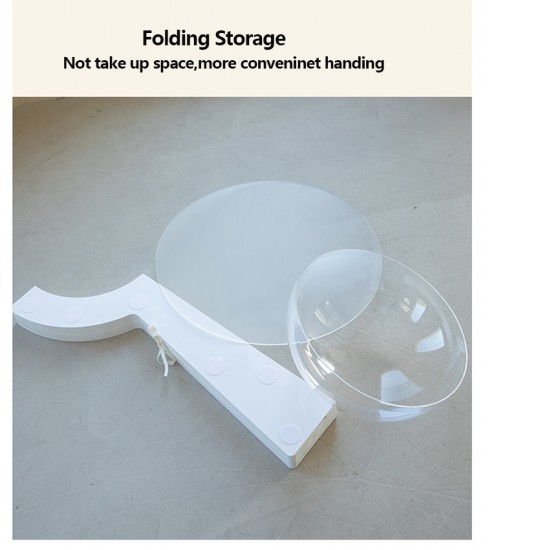 Portable Folding Kraft Paper Bouquet Table Side Corner Table Sofa Side Cabinet Nightstand White