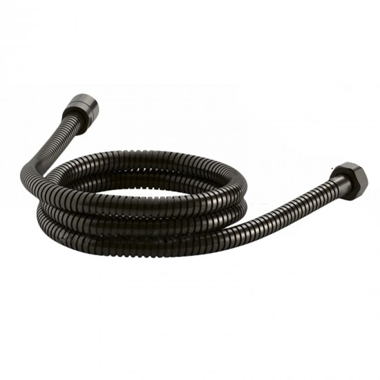 1500mm Black Flexible Shower Hose Stainless Steel