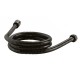 1500mm Black Flexible Shower Hose Stainless Steel