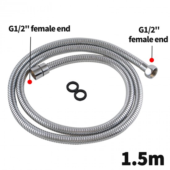Flexible Shower Hose Chrome 1500mm
