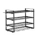 4-Tier Wall-Mounted Power Tool Organizer & Drill Holder Rack, Heavy-Duty Carbon Steel Garage Storage for Cordless Drills