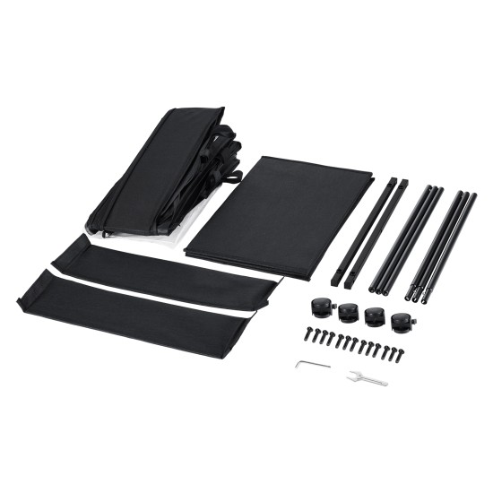 Height Adjustable Under Bed Storage Containers with Wheels Visible Cover Rolling Trolley Box Organizer for Shoes Clothes Blankets Black