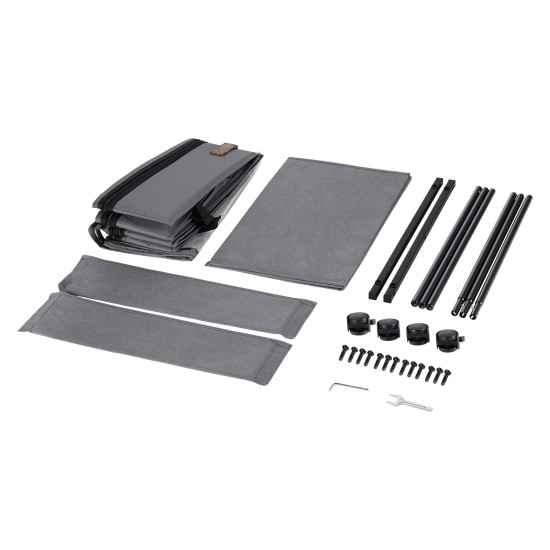 Height Adjustable Under Bed Storage Containers with Wheels Visible Cover Rolling Trolley Box Organizer for Shoes Clothes Blankets