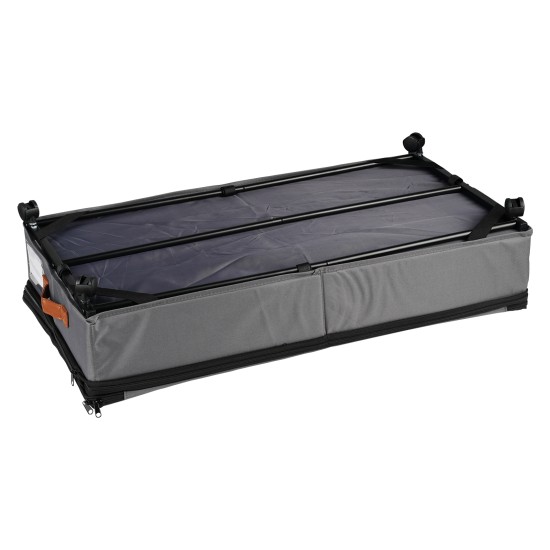 Height Adjustable Under Bed Storage Containers with Wheels Visible Cover Rolling Trolley Box Organizer for Shoes Clothes Blankets