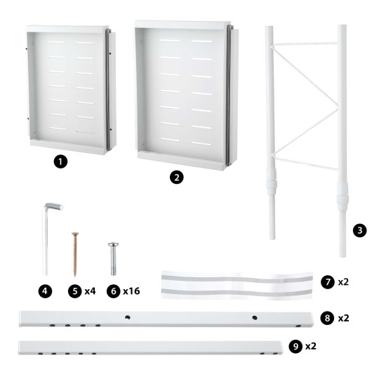 2-Tier Adjustable Under Sink Pull-Out Organizer  Sliding Metal Storage Drawer Rack for Kitchen Bathroom Cabinet