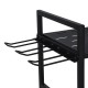 6 Tier Garden Tool Organizer Heavy Duty Metal Garage Storage Rack for Yard & Shed