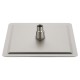 250mm 10 inch Stainless steel Brushed Nickel Super-slim Square Rainfall Shower Head 