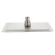 250mm 10 inch Stainless steel Brushed Nickel Super-slim Square Rainfall Shower Head 