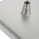 250mm 10 inch Stainless steel Brushed Nickel Super-slim Square Rainfall Shower Head 