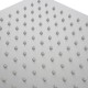 250mm 10 inch Stainless steel Brushed Nickel Super-slim Square Rainfall Shower Head 