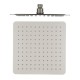 250mm 10 inch Stainless steel Brushed Nickel Super-slim Square Rainfall Shower Head 