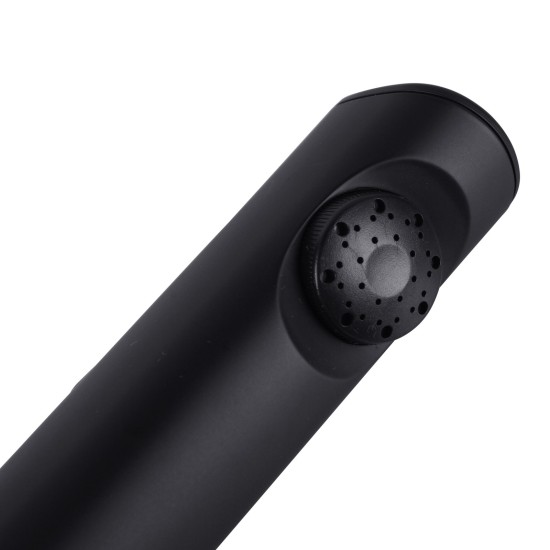 Bathroom Black ABS Handheld Toilet Bidet Spray Kit with 1.2m PVC Water Hose