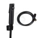 Bathroom Black ABS Handheld Toilet Bidet Spray Kit with 1.2m PVC Water Hose