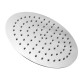 250mm 10 inch Stainless steel Super-slim Round Chrome Rainfall Shower Head 