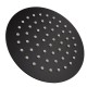 250mm 10 inch  Stainless steel Super-slim Round Nero Black Rainfall Shower Head 