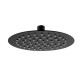 250mm 10 inch  Stainless steel Super-slim Round Nero Black Rainfall Shower Head 
