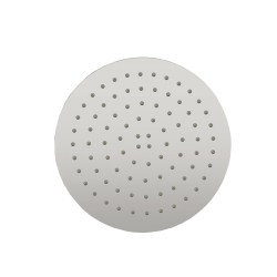 250mm 10 inch Stainless steel Super-slim Round Brushed Nickel Rainfall Shower Head 