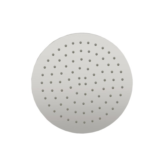 250mm 10 inch Stainless steel Super-slim Round Brushed Nickel Rainfall Shower Head 