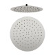 250mm 10 inch Stainless steel Super-slim Round Brushed Nickel Rainfall Shower Head 