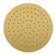 10 inch Super-slim Round Brushed Yellow Gold Rainfall Shower Head w 300mm Ceiling Mounted Shower Arm