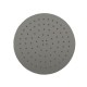 10 inch Super-slim Round Gunmetal Grey Rainfall Shower Head w 300mm Ceiling Mounted Shower Arm
