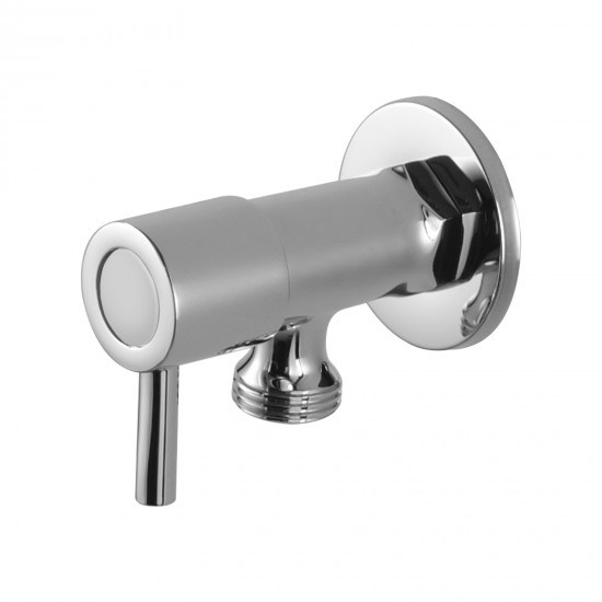 Round Chrome Brass Toilet Cistern Tap Angle Valve