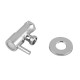 Round Chrome Brass Toilet Cistern Tap Angle Valve