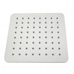 200mm 8 inch Stainless steel Super-slim Square Chrome Rainfall Shower Head 