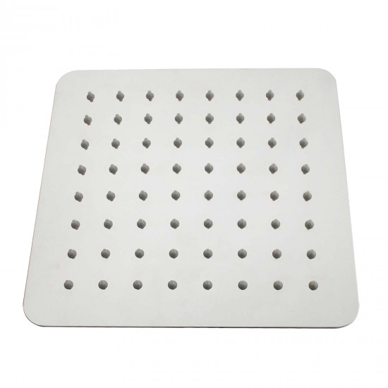200mm 8 inch Stainless steel Super-slim Square Chrome Rainfall Shower Head 