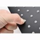 200mm 8 inch Stainless steel Super-slim Square Nero Black Rainfall Shower Head 